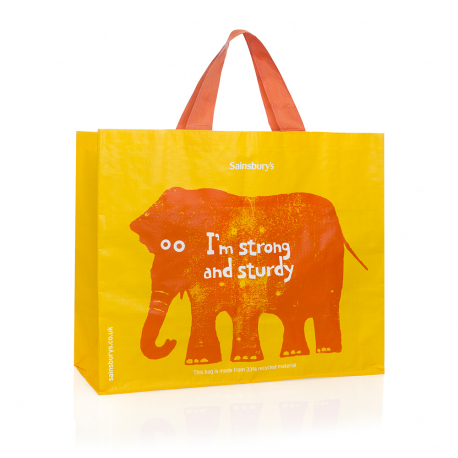 Printed Non Woven Carrier Bag for Life Ref Sainsburys