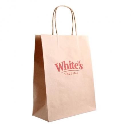 brown paper carrier bags with twisted handles