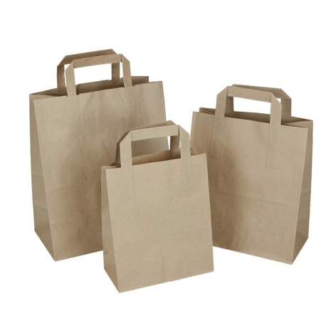 Brown Paper Sandwich Bags | Paper Take-away Bags | Catering Bags ...